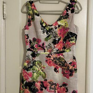 Summery Kay Unger dress from Nordstrom